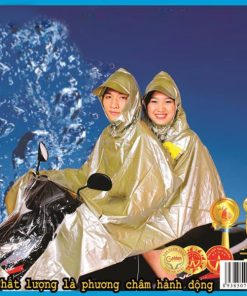 Áo mưa cánh dơi Sơn Thủy 2 da 2 mũ