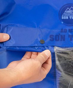 Áo mưa cánh dơi Sơn Thủy có kính K8 CK - Ảnh 4