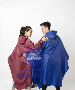 Áo mưa cánh dơi Sơn Thủy có kính K8 CK - Ảnh 6
