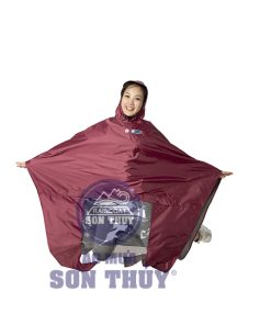 Áo mưa cánh dơi Sơn Thủy có kính K8 CK - Ảnh 8
