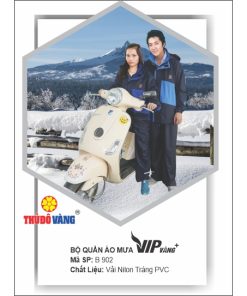 Bộ áo mưa Thủ Đô Vàng VIP+