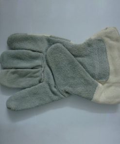 Găng tay da vải kết hợp 1 lớp - Ảnh 2