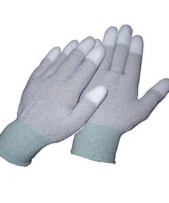 Găng tay chống tĩnh điện sợi Carbon phủ ngón