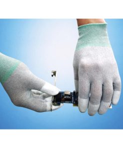 Găng tay chống tĩnh điện sợi Carbon phủ ngón - Ảnh 5