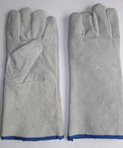 Găng tay da dài 2 lớp