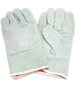 Găng tay da ngắn 2 lớp