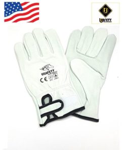 Găng tay da dê hàn Tig xé dán Usafety US-GL-L038N