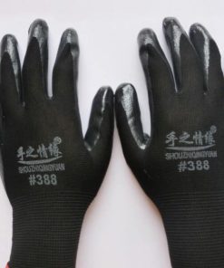 Găng tay len 388 phủ sơn đen 50g - Ảnh 2