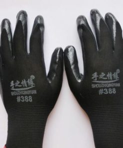 Găng tay len 388 phủ sơn đen 50g - Ảnh 4