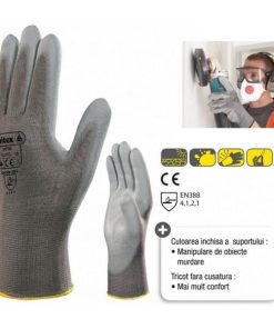 Găng tay phủ PU Deltaplus VE702PG - Ảnh 2