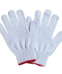 Găng tay sợi Poly trắng 45g - Ảnh 2