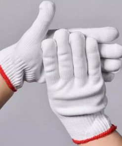 Găng tay sợi Poly trắng 45g - Ảnh 6