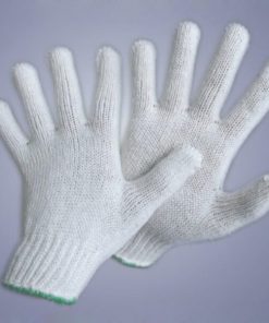 Găng tay sợi Poly trắng 45g - Ảnh 4