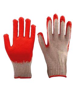 Găng tay sợi sơn đỏ 42G - Ảnh 3