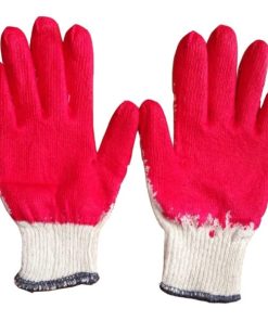 Găng tay sợi sơn đỏ 42G