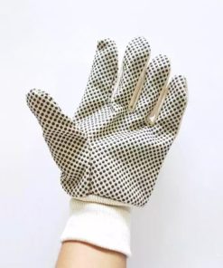 Găng tay vải chấm hạt nhựa 8 OZ - Ảnh 3