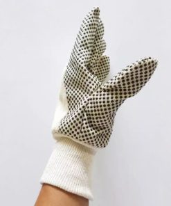 Găng tay vải chấm hạt nhựa 8 OZ - Ảnh 4