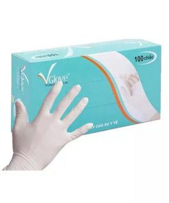 Găng tay y tế có bột Vglove - Ảnh 2