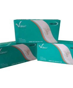 Găng tay y tế có bột Vglove - Ảnh 3
