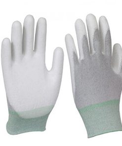 Găng tay chống tĩnh điện sợi Carbon phủ lòng