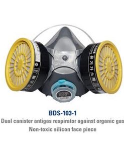 Mặt nạ phòng độc 2 phin lọc Dobu BDS-103-1 - Ảnh 2