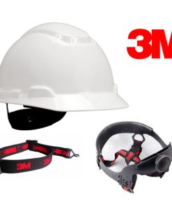 Nón bảo hộ 3M H701R không có lỗ thoáng khí màu trắng - Ảnh 3