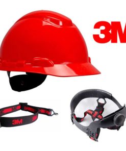 Nón bảo hộ 3M H705R không có lỗ thoáng khí màu đỏ - Ảnh 4