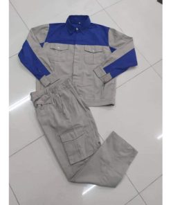 Quần áo Kaki liên doanh - Ghi tối phối xanh LS610 - Ảnh 2