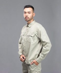 Quần áo Kaki liên doanh - Màu ghi xám LS611 - Ảnh 3