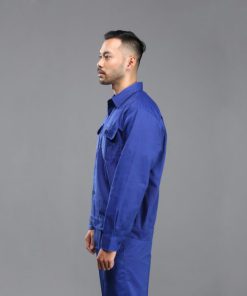 Quần áo Kaki liên doanh - Màu xanh công nhân LS612 - Ảnh 2