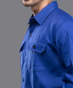 Quần áo Kaki liên doanh - Màu xanh công nhân LS612 - Ảnh 3