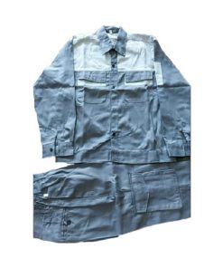 Quần áo Kaki - Xanh phối ghi sáng LS506