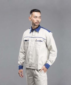 Quần áo pangrim hàn quốc - Ghi sáng phối xanh LS602