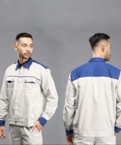 Quần áo pangrim hàn quốc - Ghi sáng phối xanh LS602 - Ảnh 3