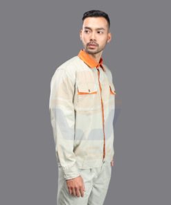 Quần áo Pangrim Hàn Quốc - Ghi xám phối cam LS605 - Ảnh 4