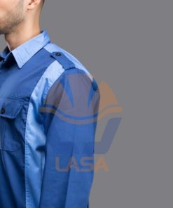 Quần áo Pangrim Hàn Quốc - Xanh dương phối xanh ngọc LS607 - Ảnh 3